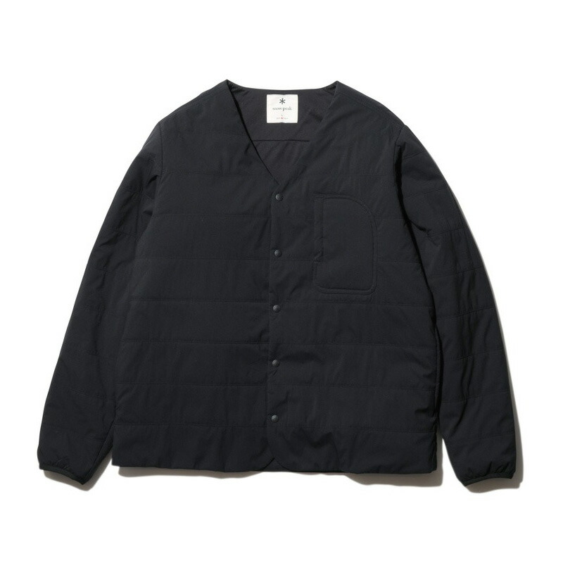 12276円 【55%OFF!】 スノーピーク snow peak Flexible Insulated Cardigan メンズ L Black  SW-22AU00104BK