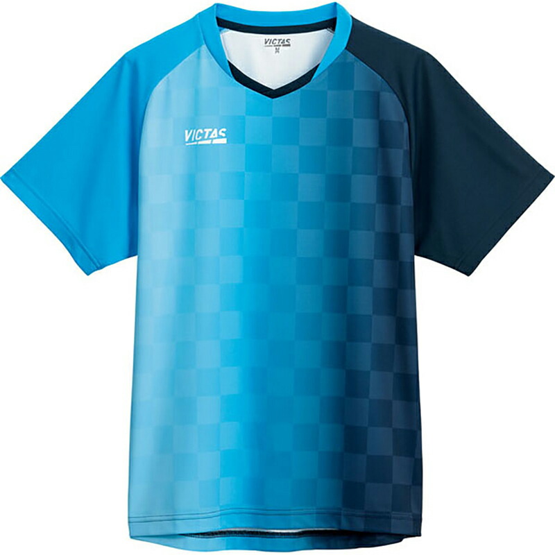VICTAS(ヴィクタス) バーティカル グラデーション ゲーム シャツ 2XL (5160)TQ×NV YTT-612101