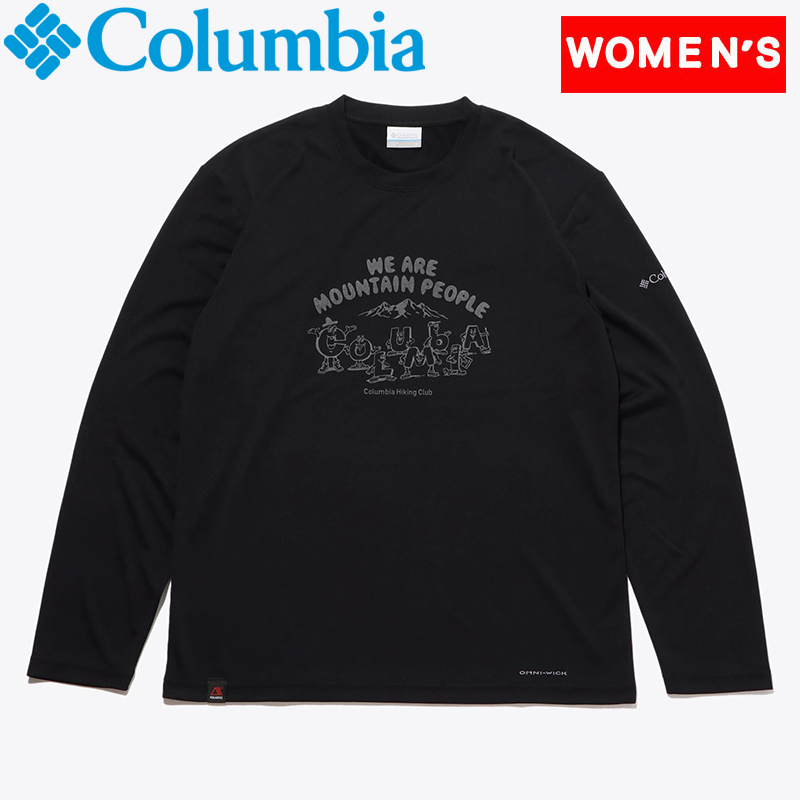 【通販激安】 新商品 新型 Columbia コロンビア Women's リーディ トレイル ロングスリーブ Tシャツ ウィメンズ XXS 010 BLACK GRA PM0440 met-pras.pl met-pras.pl