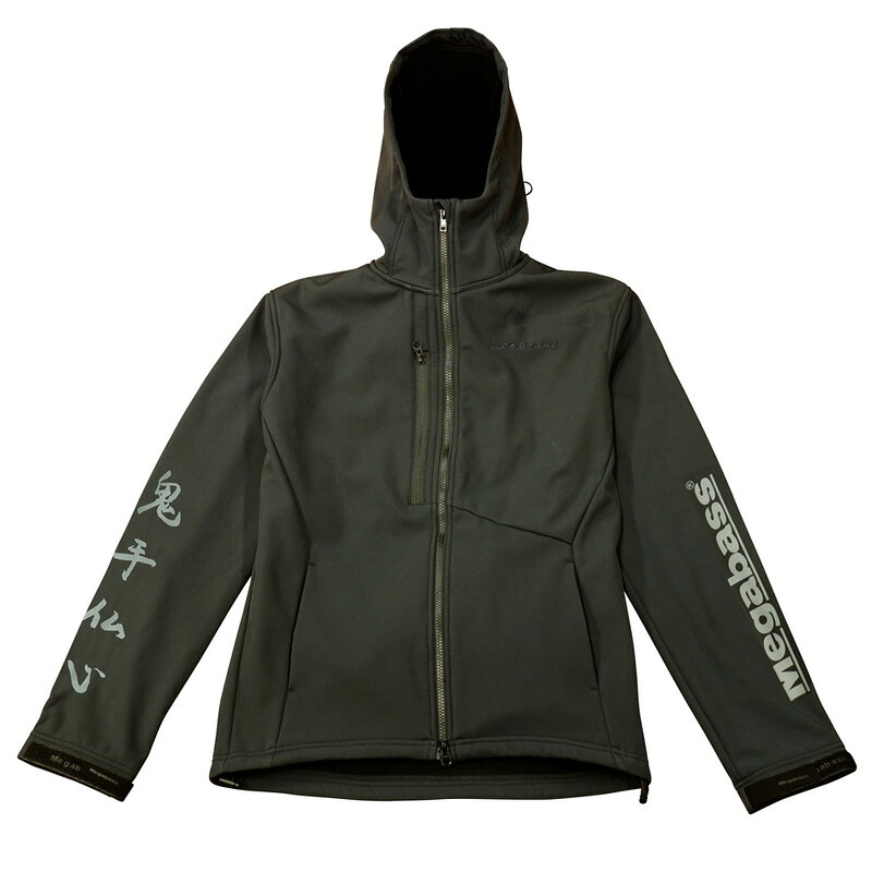 メガ2階建てバス(Megabass) BLOWattack HOODIE(ブローアタックフーディー) L BLACK 00000051801