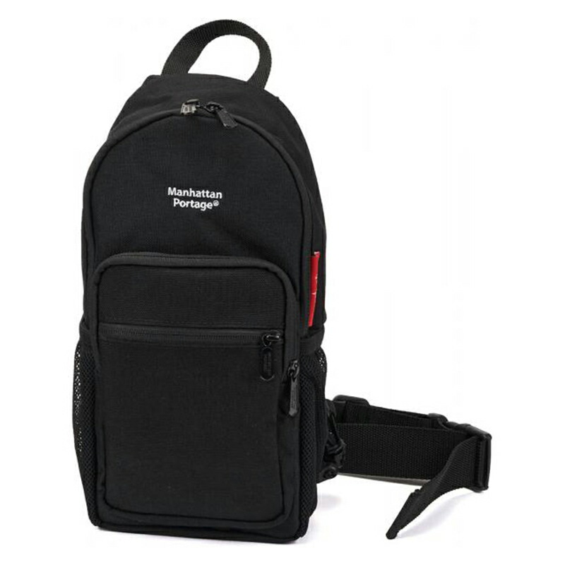 Manhattan Portage(マンハッタンポーテージ) Cobble Hill Sling Bag JR(コブルヒル スリングバッグ) XS Black(1000) MP1932JR|ナチュラム アパレル専門店
