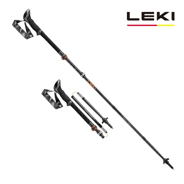 LEKI(レキ) MAKALU FX CARBON(マカルー FX カーボン) 110～130cm 100(グレー) 1300480100