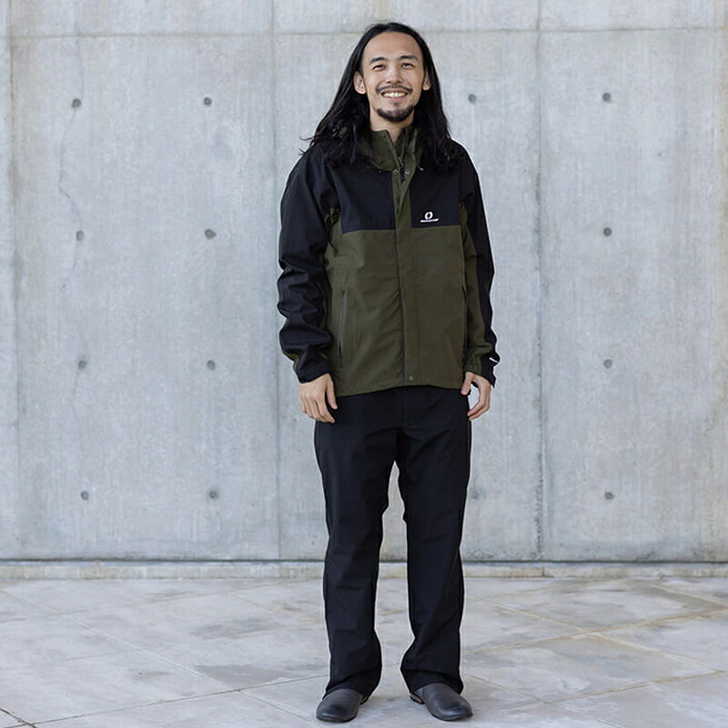オンヨネ(ONYONE) Men's COMBAT RAIN SUITS(コンバット レイン スーツ)メンズ M 389009(カーキ&times;ブラック) ODS95030｜ナチュラム アパレル専門店