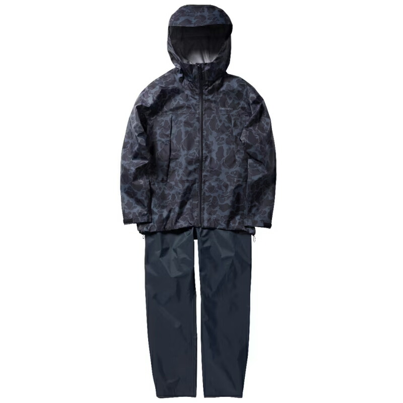 シマノ 3レイヤー レインスーツ 3XL RA-047X シマノ（SHIMANO） RA-047X ブラック Mサイズ 3レイヤー レインスーツ