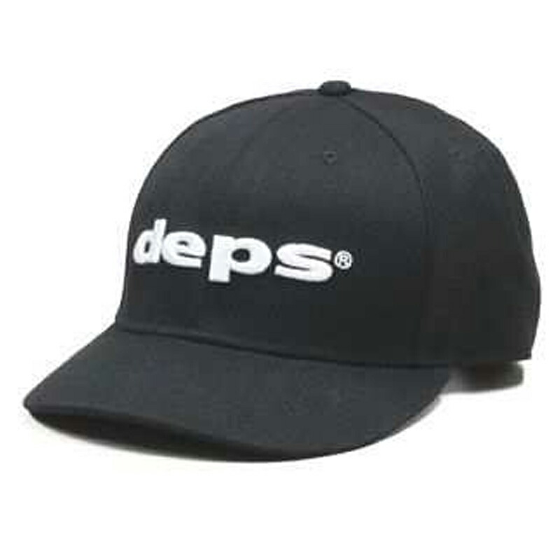デプス(Deps) depsロゴキャップ フリー ブラック×ホワイト
