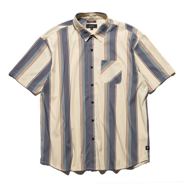 ROARK(ロ円弧) VERTICAL STRIPES BLESS UP S/S RWJ1225-IOY 全2大きさ