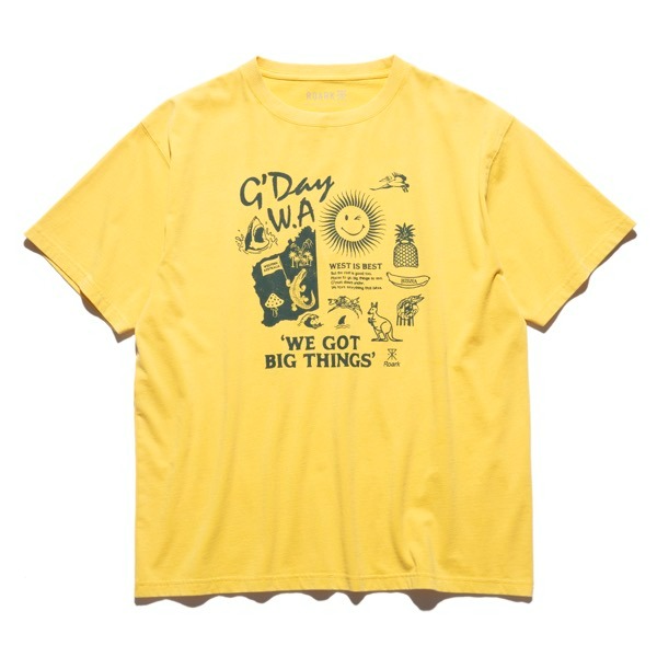 ROARK(ロアーク) G'DAY W.A. S/S TEE RTJM1120 全2サイズ