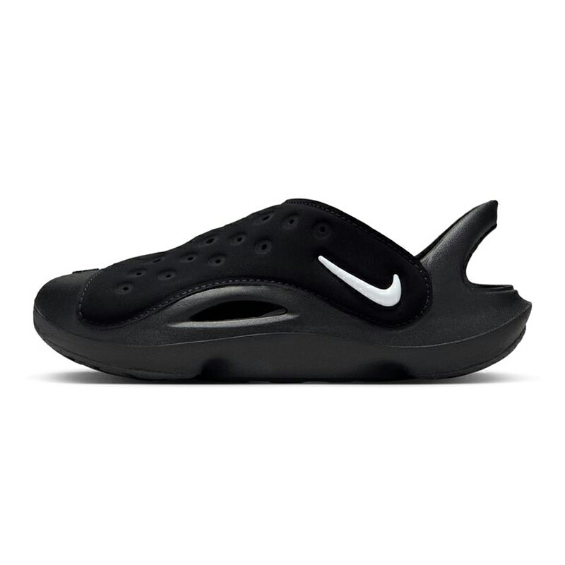 NIKE(ナイキ) AQUASWOOSH PS(アクアスウッシュ PS) 18.0cm (002)ブラック/ホワイト/アンスラサイト FN0876002