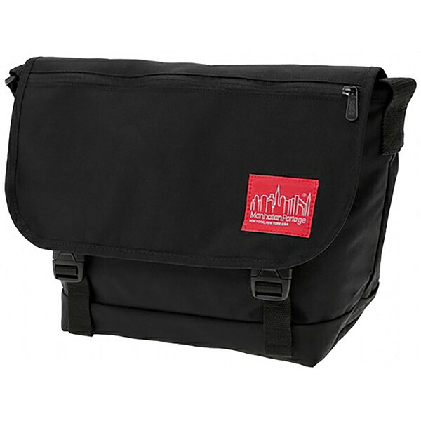Manhattan Portage(マンハッタンポーテージ) NY Messenger Bag JR Flap Zipper Pocket M BLACK(1000) MP1606JRFZ｜ナチュラム アパレル専門店