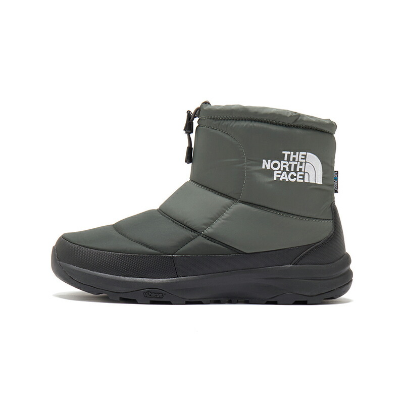 THE NORTH FACE(ザ・ノース・フェイス) ヌプシ ブーティ ウォータープルーフ ロゴ ショート アークティック グリップ ユニセックス 5/23.0cm ヒューズボックスグレー×アスファルトグレー(FA) NF52485