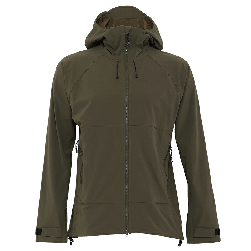 アクシーズクイン(AXESQUIN) Wool Trek Jersey Hoodie L ライフルグリーン 011145