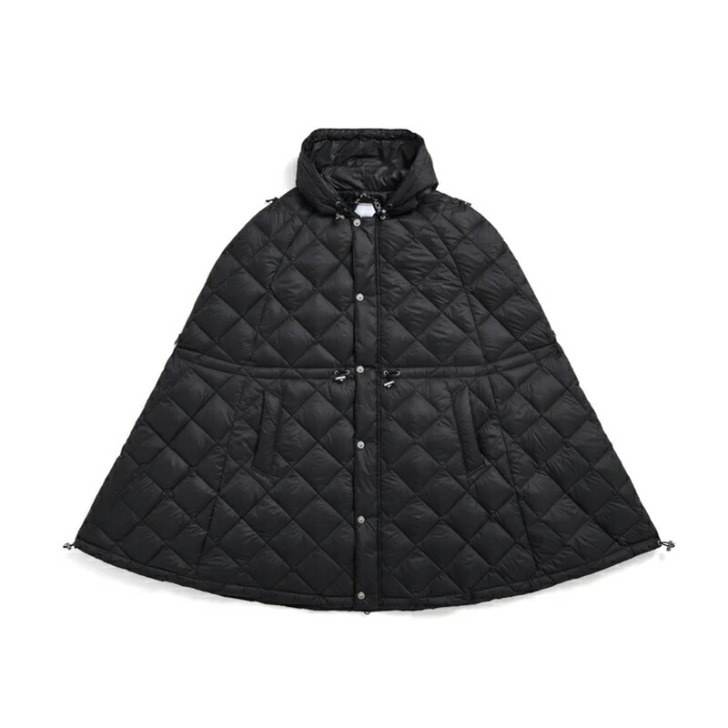 TAION ダウンケープ CPML-1 ブラック ミリタリー ダウンケープ – TAION