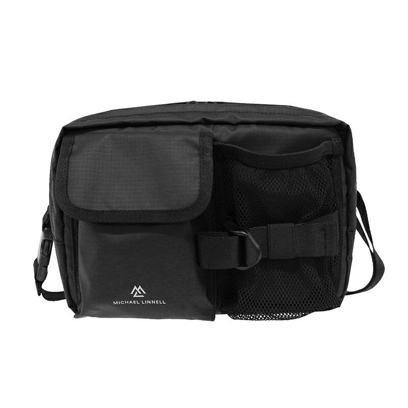 MICHAEL LINNELL(マイケルリンネル) Mini Shoulder 約4L Black MLAC-39 ショルダーバッグ-スポーツ・アウトドア-アウトドア