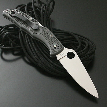Spyderco(スパイダルコ) エンデューラ4 フラットグラインド (直刃) グレーハンドル C10FPGY