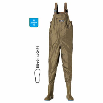 楽天市場】阪神素地 チェストハイウェーダー (チェストハイ・先丸) W