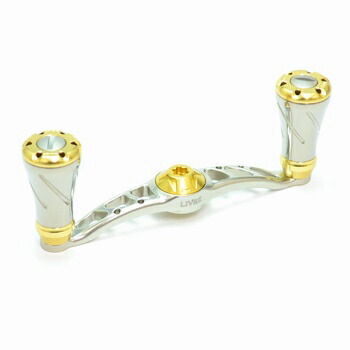 【7/18~店内最大7500円OFFクーポン】 リブレ(LIVRE) フルコンプ クランク ダイワ用 左巻き 90mm TIG(チタン×ゴールド) FLDK90-A0-TIG|ナチュラム フィッシング専門店