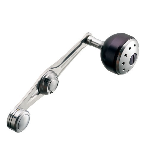 シマノ(SHIMANO) 夢屋パワーバランスハンドル 65粍 M 軽銀 黒いこと 030511