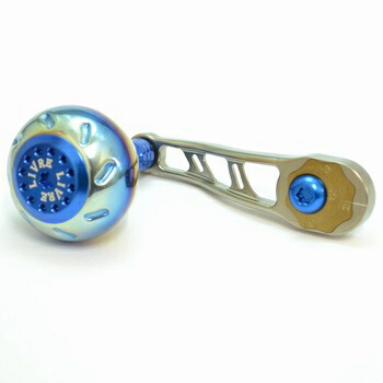 リブレ(LIVRE) BJ(ビージェイ) シマノ\u0026ダイワ用 右巻き 75-83mm TIB(チタン×ブルー) BJ-78SDR-TIB