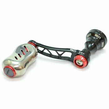 【7/18～店内最大7500円OFFクーポン】 リブレ(LIVRE) F.V Sハンドル Finoノブ ダイワ用 40-43mm BKR(ブラック&times;レッド) FV40-43D1-BKR｜ナチュラム フィッシング専門店
