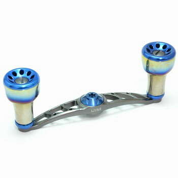 リブレ(LIVRE) フルコンプ クランク ダイワ用 右巻き 100mm GMB(ガンメタ×ブルー) FRDK100-A3-GMB画像