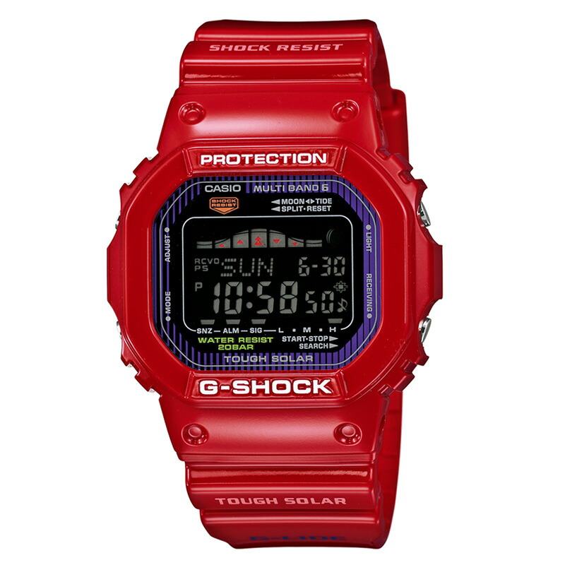 【7/18~店内最大7500円OFFクーポン】 G-SHOCK(ジーショック) 【国内正規品】GWX-5600C-4JF 48.9×42.8 レッド GWX-5600C-4JF|ナチュラム フィッシング専門店