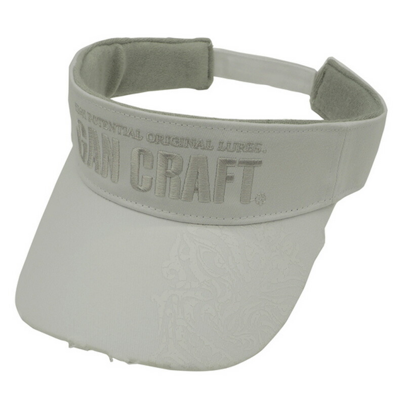 ガンクラフト　オリジナルフロッキープリントサンバイザー送料込み ORIGINAL FLOCKY PRINT DAMAGE VISOR