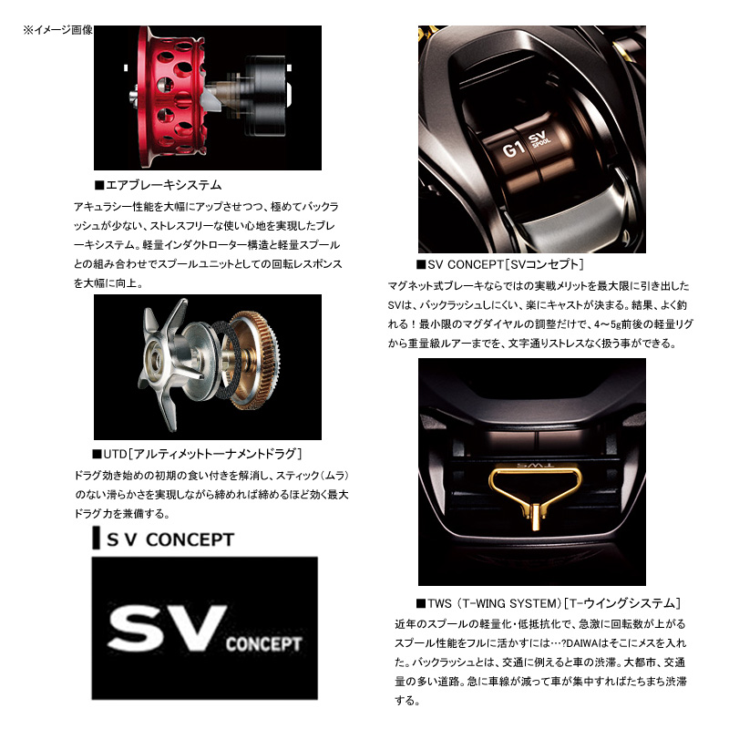 激安通販 期間限定クーポン配布中 10 1 Od 左巻き ベイトリール ｓｖｔｗ８００ｘｈｌ ２１アルファス Daiwa ダイワ 01 59 00 00 10 11 リール