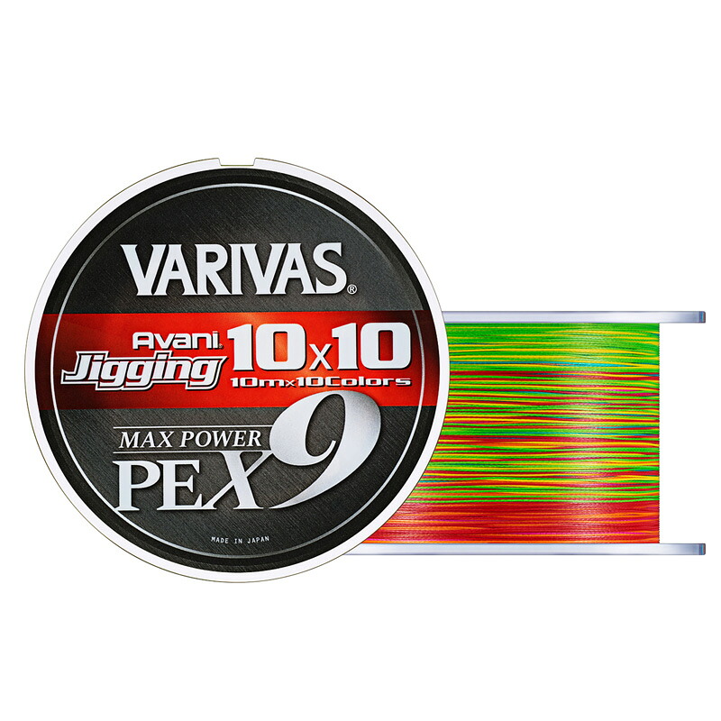 バリ二階建てバス(VARIVAS) バリ二階建てバス アバニ ジギング10×10 マックス力強さPE X9 100m×12繋ぎ合わせる 全3大きさ