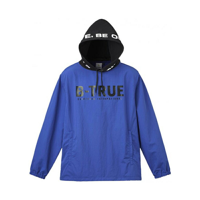 ときわ木(EVERGREEN) B-TRUE パッカブルプルパーカー LL 青色×黒いこと 5250832 ウェア・アクセサリー-その他-スポーツ・アウトドア