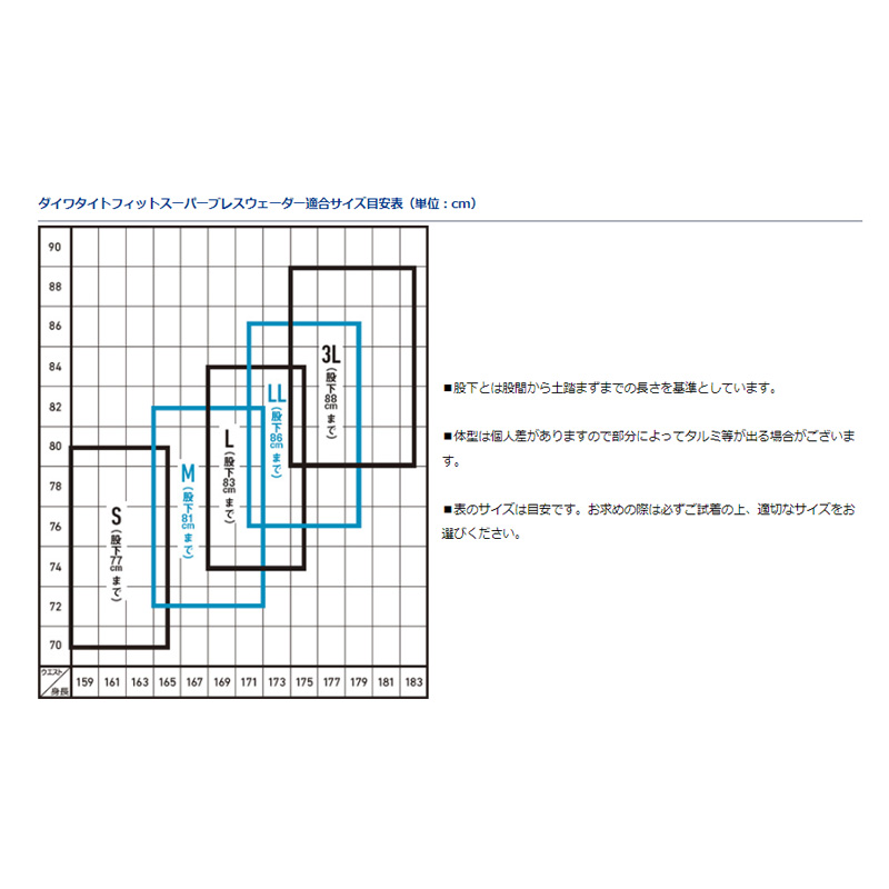 SALE／91%OFF】 ダイワ DAIWA タイトフィットスーパーブレスウェーダー