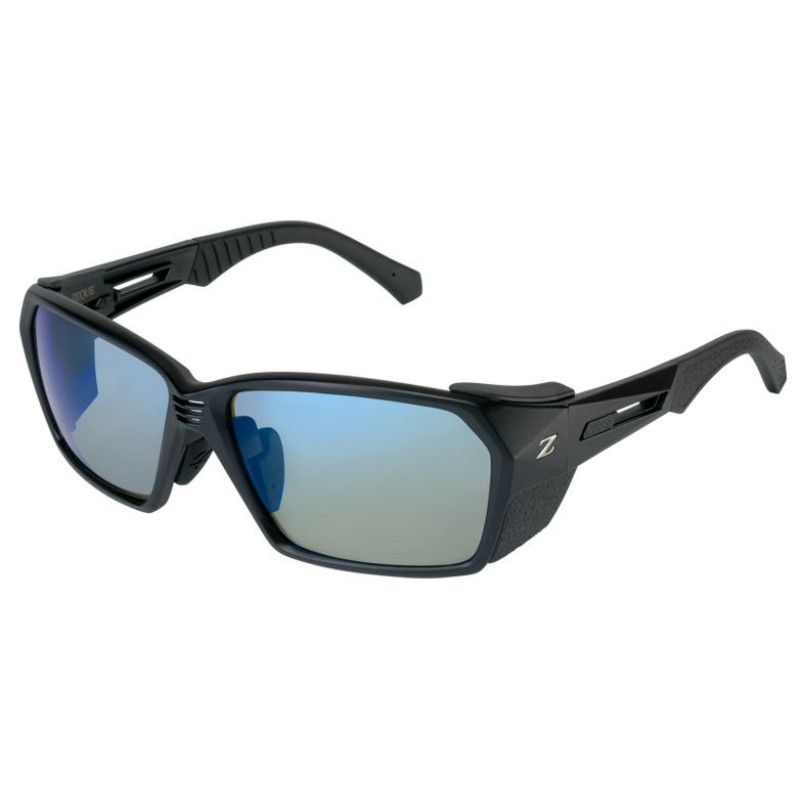 Zeque by ZEAL OPTICS(ゼクー バイ ジールオプティクス) LOOF(大屋根) つや消し黒いこと TVS青碧銀鏡 F-2040