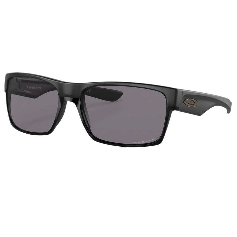 OAKLEY(オーク材ロバート・エドワード・リー) TWOFACE (A) matteblack PRIZM GREY POLARIZED OO9256-1960 ウェア・アクセサリー-偏光サングラス-フィッシング