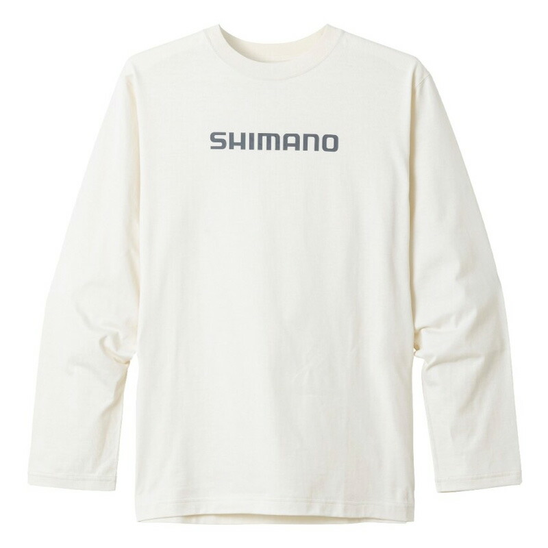 シマノ(SHIMANO) SH-011V コットンロゴ ロングスリーブ L オフホワイト 82507