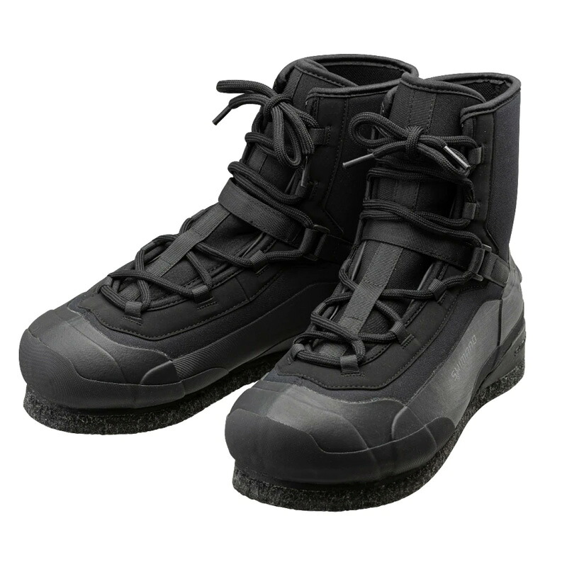 シマノ(SHIMANO) FS-010V ロックショア 情の籠もったブーツ カットラバーピンフェルト 28.0珊 黒いこと 81297