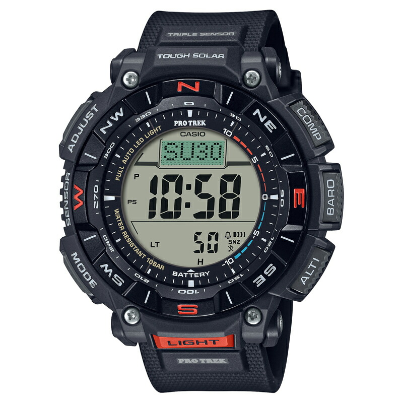 PROTREK(プロトレック) 【国内正規品】PRG-340-1JF 10気圧防水 ブラック PRG-340-1JF