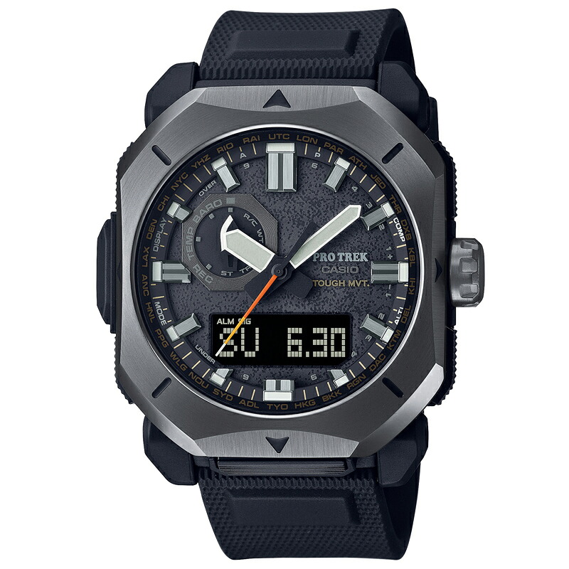PROTREK(プロトレック) 【国内定め事品】PRW-6900Y-1JF 10空圧雨合羽 黒いこと PRW-6900Y-1JF