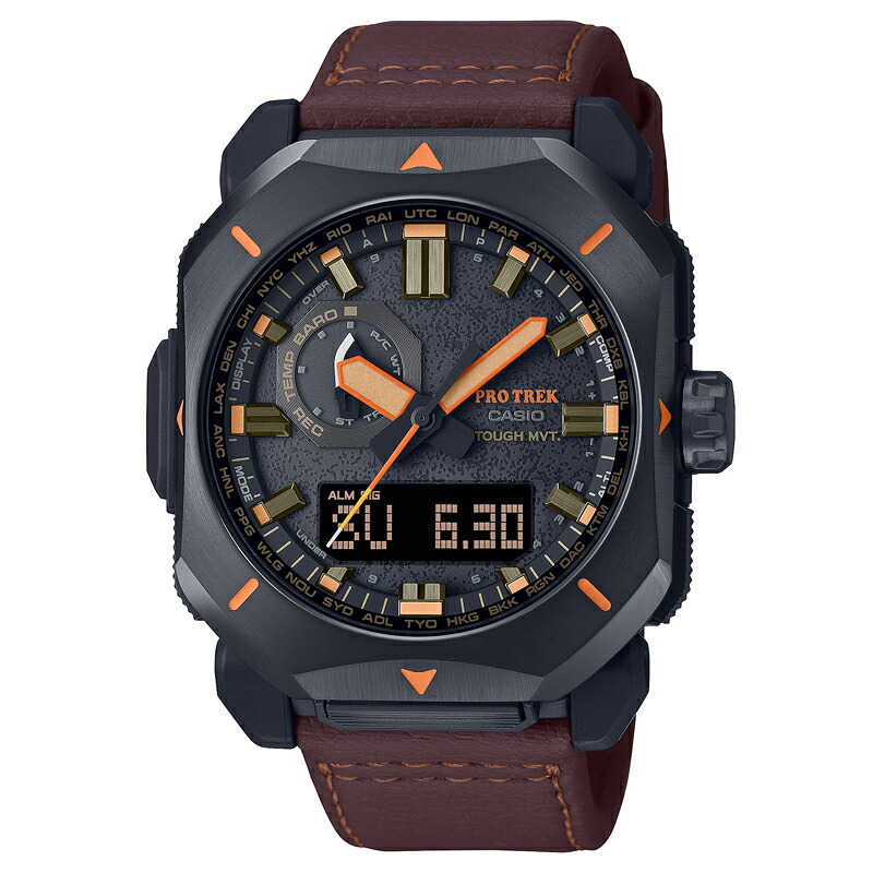 【7/18~店内最大7500円OFFクーポン】 PROTREK(プロトレック) 【国内正規品】PRW-6900YL-5JF 10気圧防水 ブラウン PRW-6900YL-5JF|ナチュラム フィッシング専門店