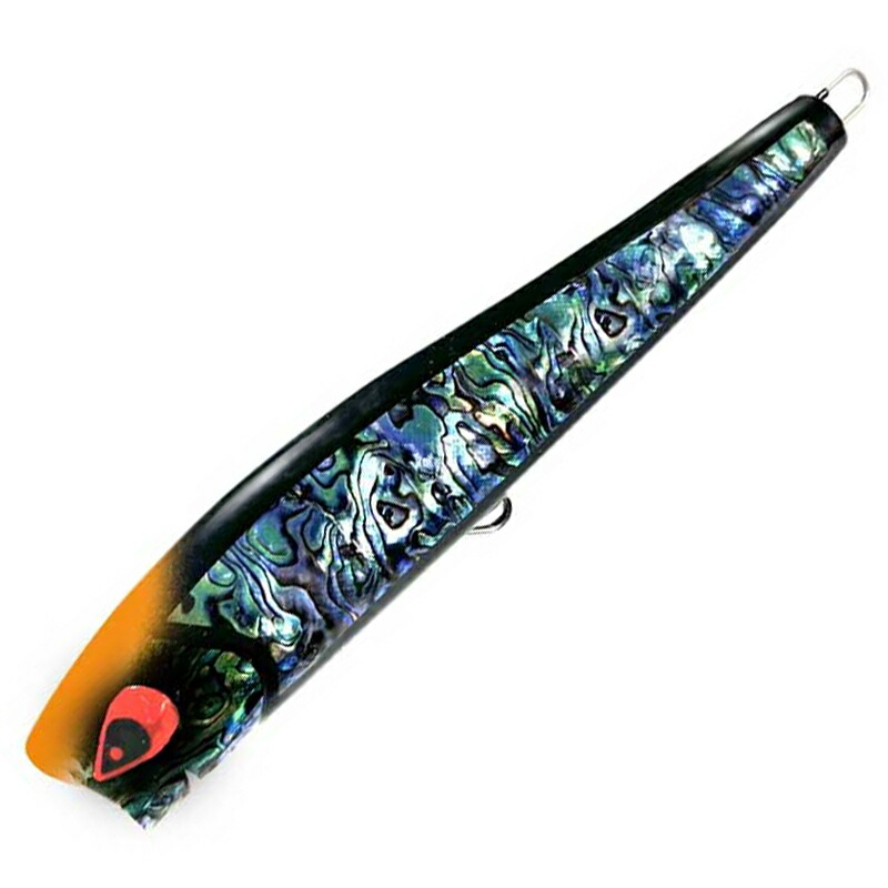 楽天市場】タナジグ あいや〜ポッパー 180mm ブラックアワビ 7 TANAJIG