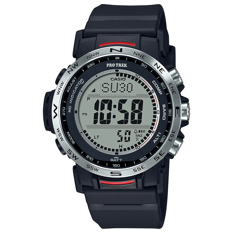 【7/18～店内最大7500円OFFクーポン】 PROTREK(プロトレック) 【国内正規品】PRW-35-1AJF 10気圧防水 ブラック PRW-35-1AJF｜ナチュラム フィッシング専門店 30,800円
