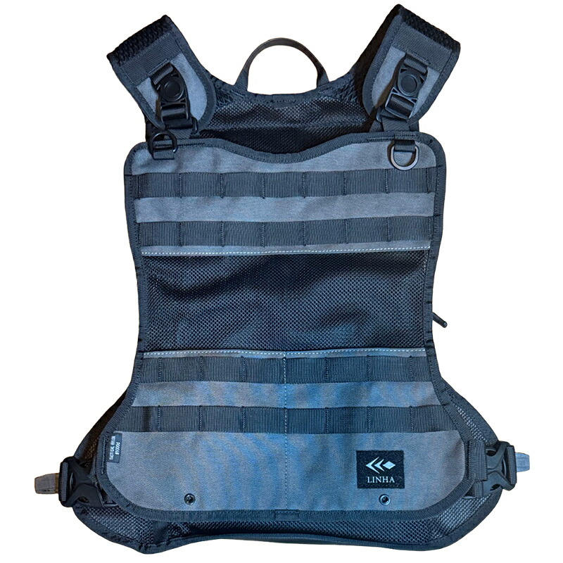 【7/18~店内最大7500円OFFクーポン】 LINHA(リーニア) STREAM VEST UMPIRE 10L GRAY STP-04|ナチュラム フィッシング専門店