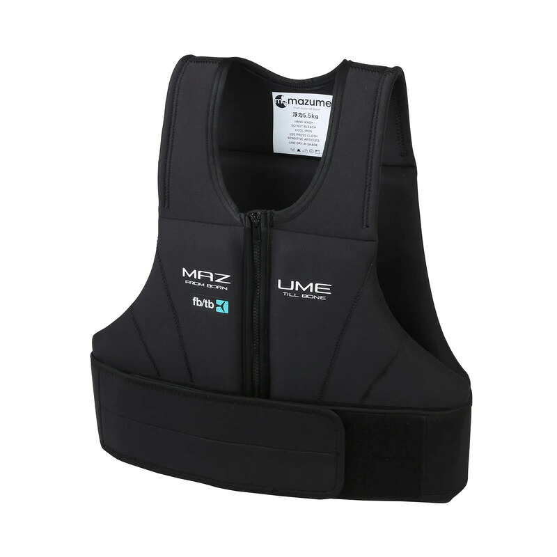 MAZUME(マズメ) mazume Floating Support Vest ブラック MZLJ-941｜ナチュラム フィッシング専門店