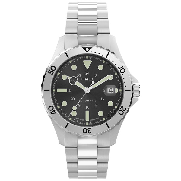 TIMEX(タイメックス) 【国内正規品】NAVI オートマチック シルバー/ブラック tw2y15300