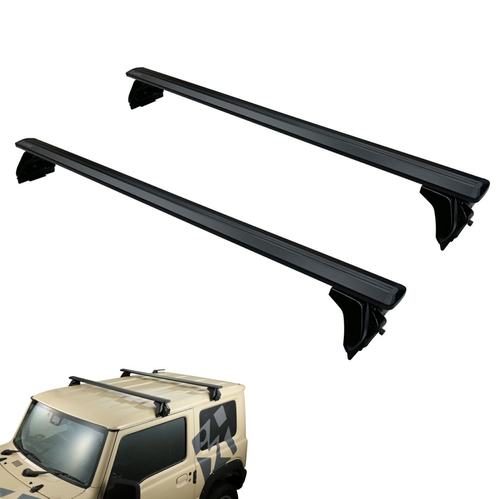 INNO(イノー) XD201 ドリップエアロベースセット ジムニー用 2本 ブラック(BLACK) XD201｜ナチュラム フィッシング専門店