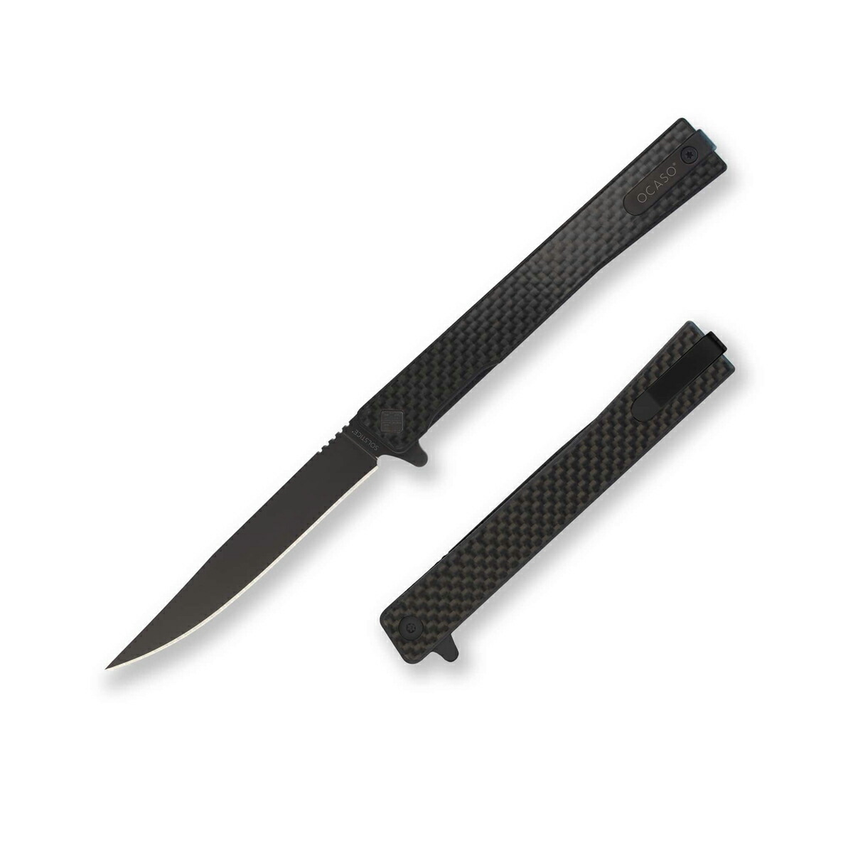 OCASO(オカソ) The SOLTICE ソルティス 引っ切りない 黒いことPVD カーボンファイバーハンドル 10CFB