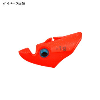 楽天市場】エギ王 チューンヘッド -1g オレンジ 2個入 フロート素材で