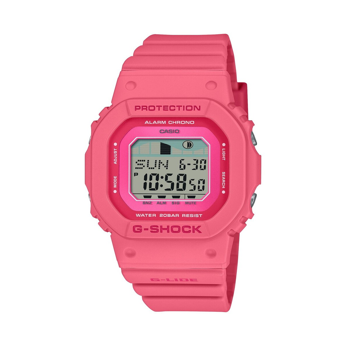 G-SHOCK(ジーショック) 【国内決まり品】GLX-S5610-4JF 20空圧雨合羽 さくら色 G-5600SFJ-9JR 腕時計-男女兼用腕時計