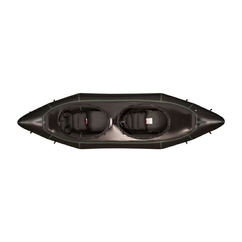 【7/18~店内最大7500円OFFクーポン】 MRS(エムアールエス) バラクーダ R2 Pro (Removable Spray deck) Black/Green 45601|ナチュラム フィッシング専門店