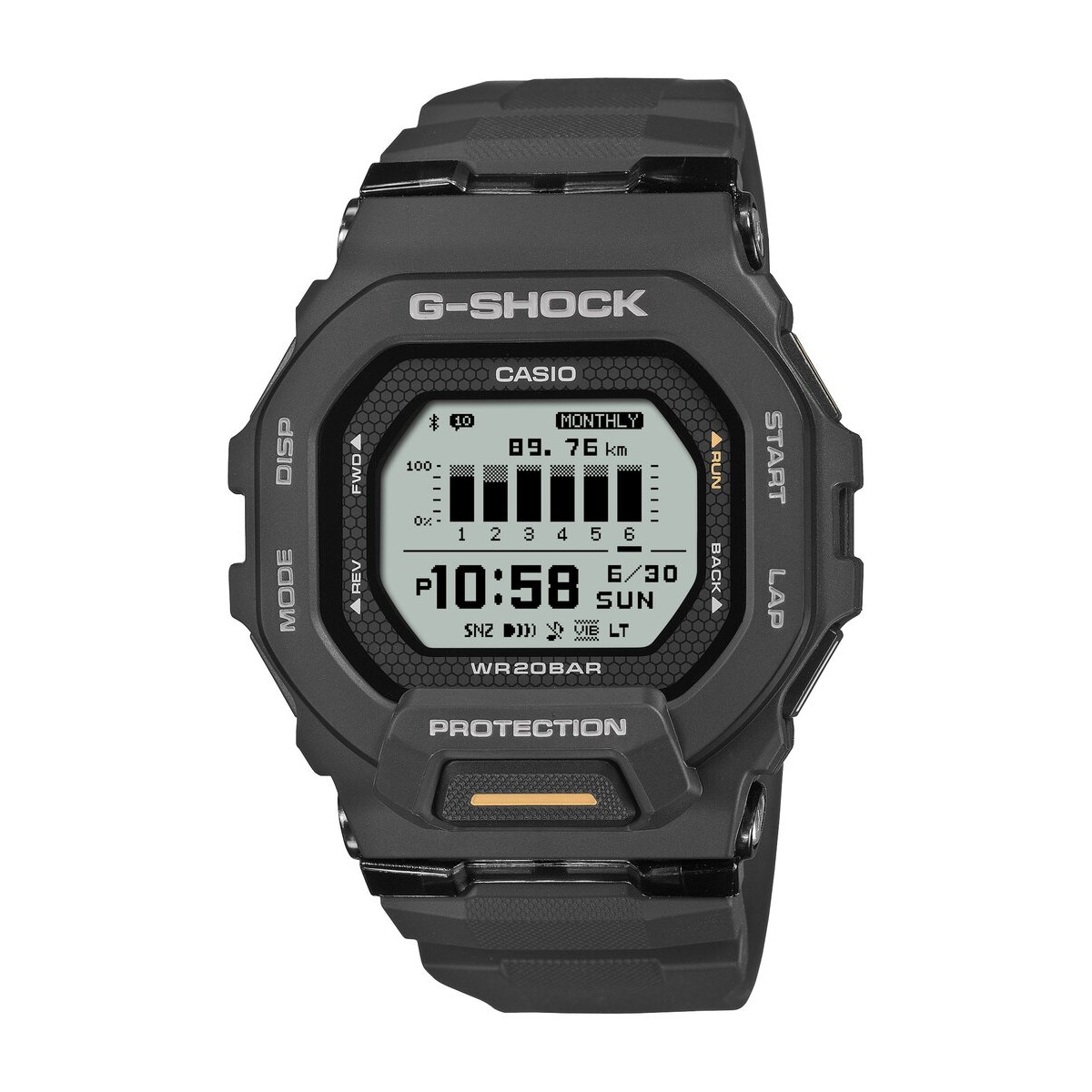 G-SHOCK(ジーショック) 【国内定め事品】GBD-200-1A1JF 20空圧雨合羽 黒いこと GBD-200-1A1JF