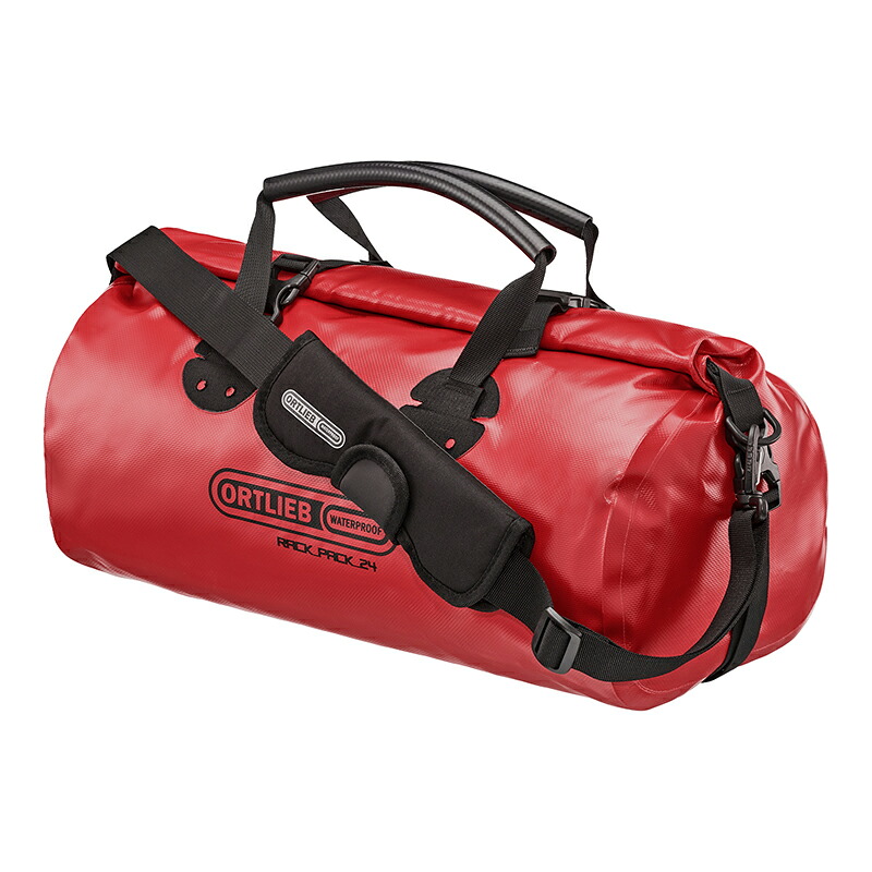 ORTLIEB(オルトリーブ) 【正規品】ラックパック 防水IP64 ボストン/スポーツ/トラベル 24L/S レッド OR-K39