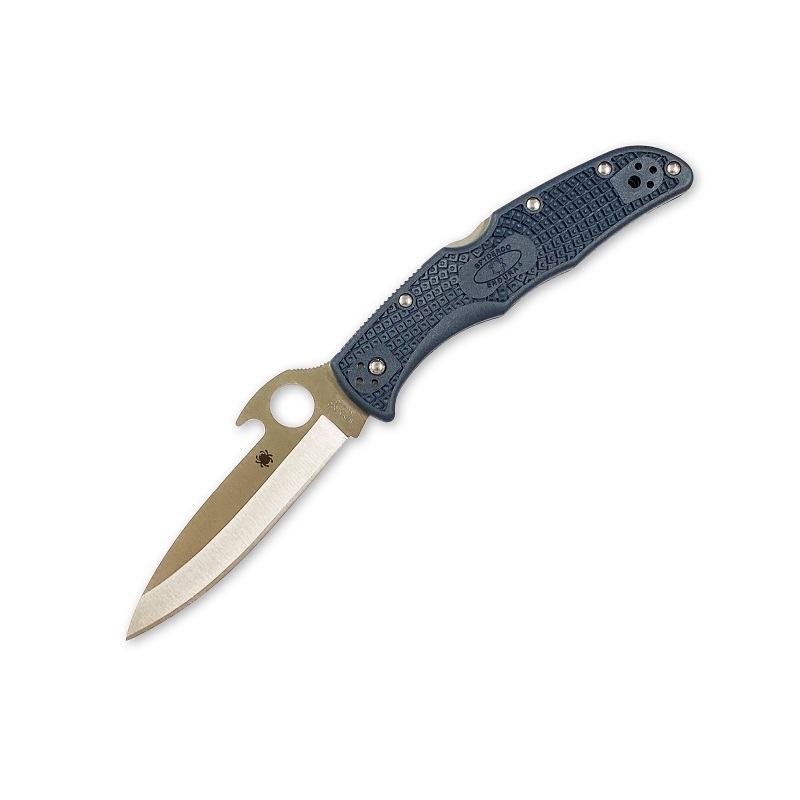 Spyderco(スパイダルコ) エンデューラ4 ウェーブ 直刃 C10PGYW｜ナチュラム キャンプ専門店